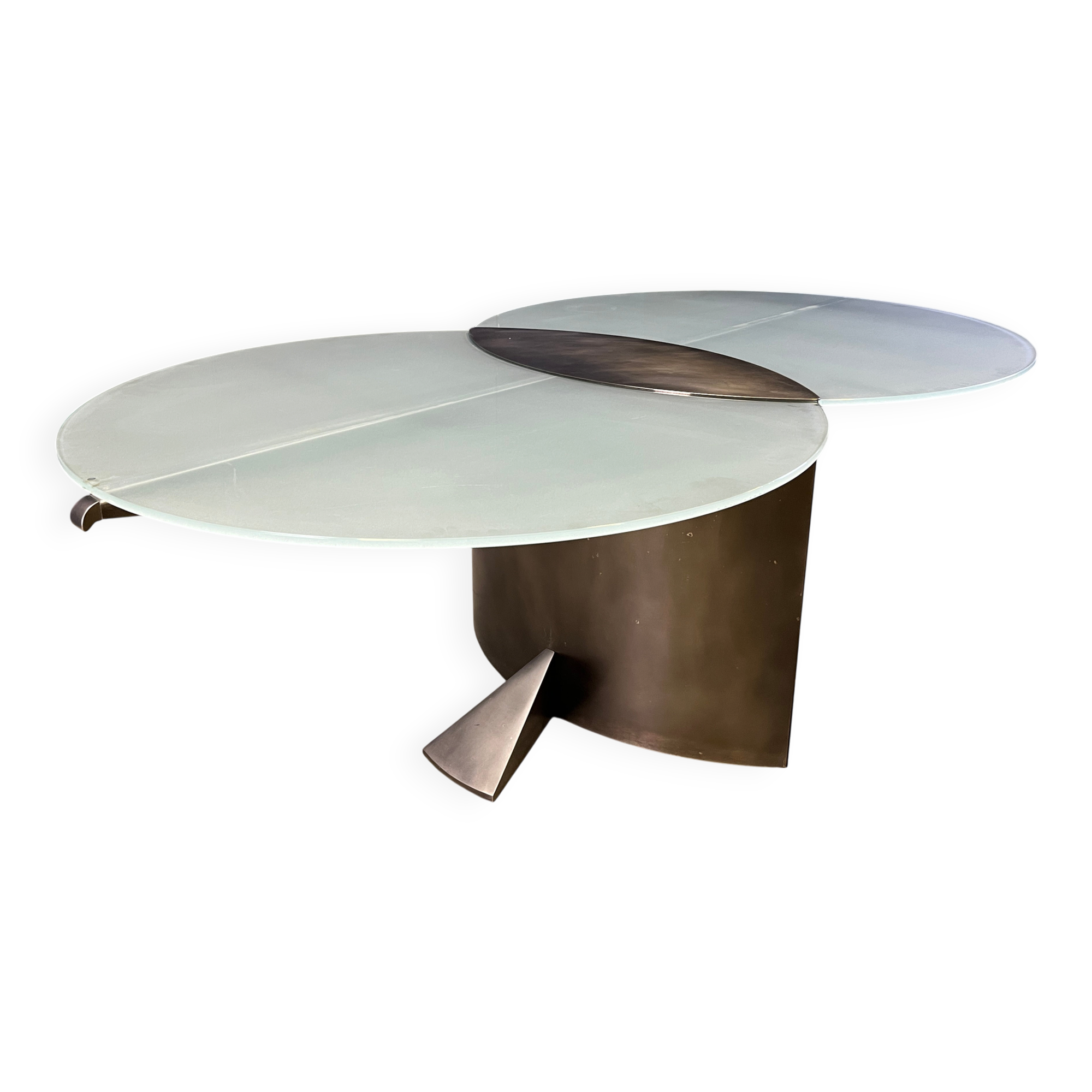 Postmodern dining table by Belgochrom, 1980s