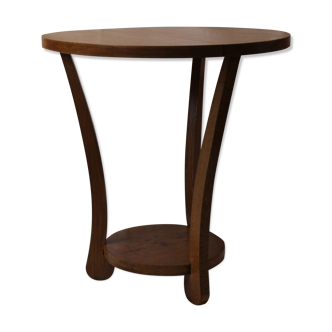 Solid oak tripod table