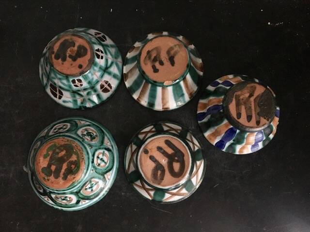 Robert Picault ceramics Vallauris was Derval Capron Picasso.