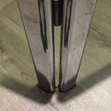 Vintage table 80,glass and chrome