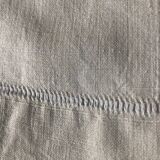 Antique linen sheet with monogram VI