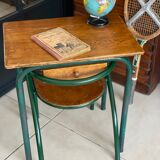 Desk and school chair set