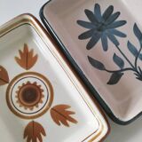 Pair of Longchamp bowls – glazed earthenware from the 60s/70s