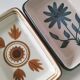 Duo de coupelles Longchamp – faïence émaillée années 60/70
