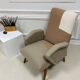 Restored Scandinavian vintage armchair