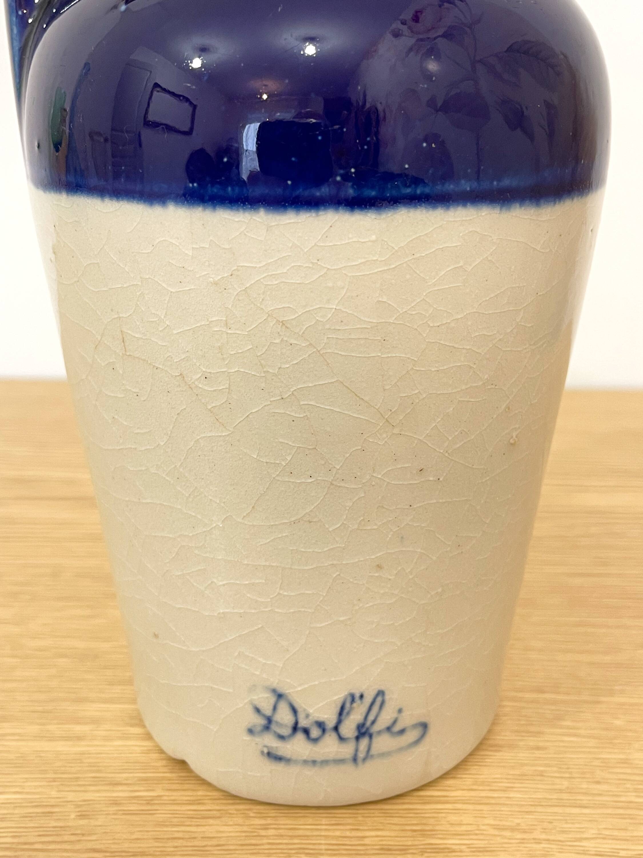 Dolfi pitcher vase from the 1950s.