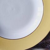 Set of 8 mismatched deep plates L'Amandinoise