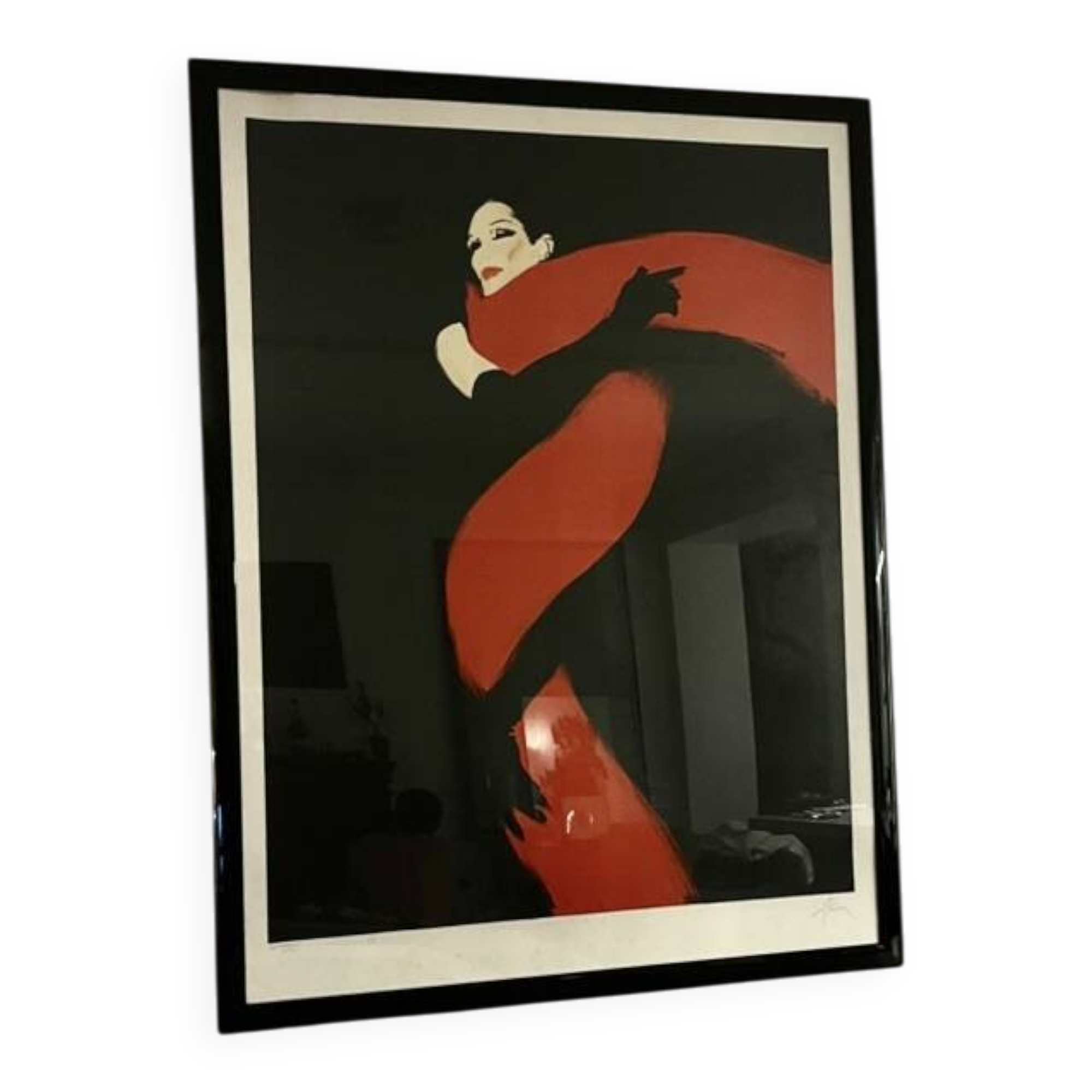 Large lithograph by René Gruau