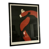 Large lithograph by René Gruau