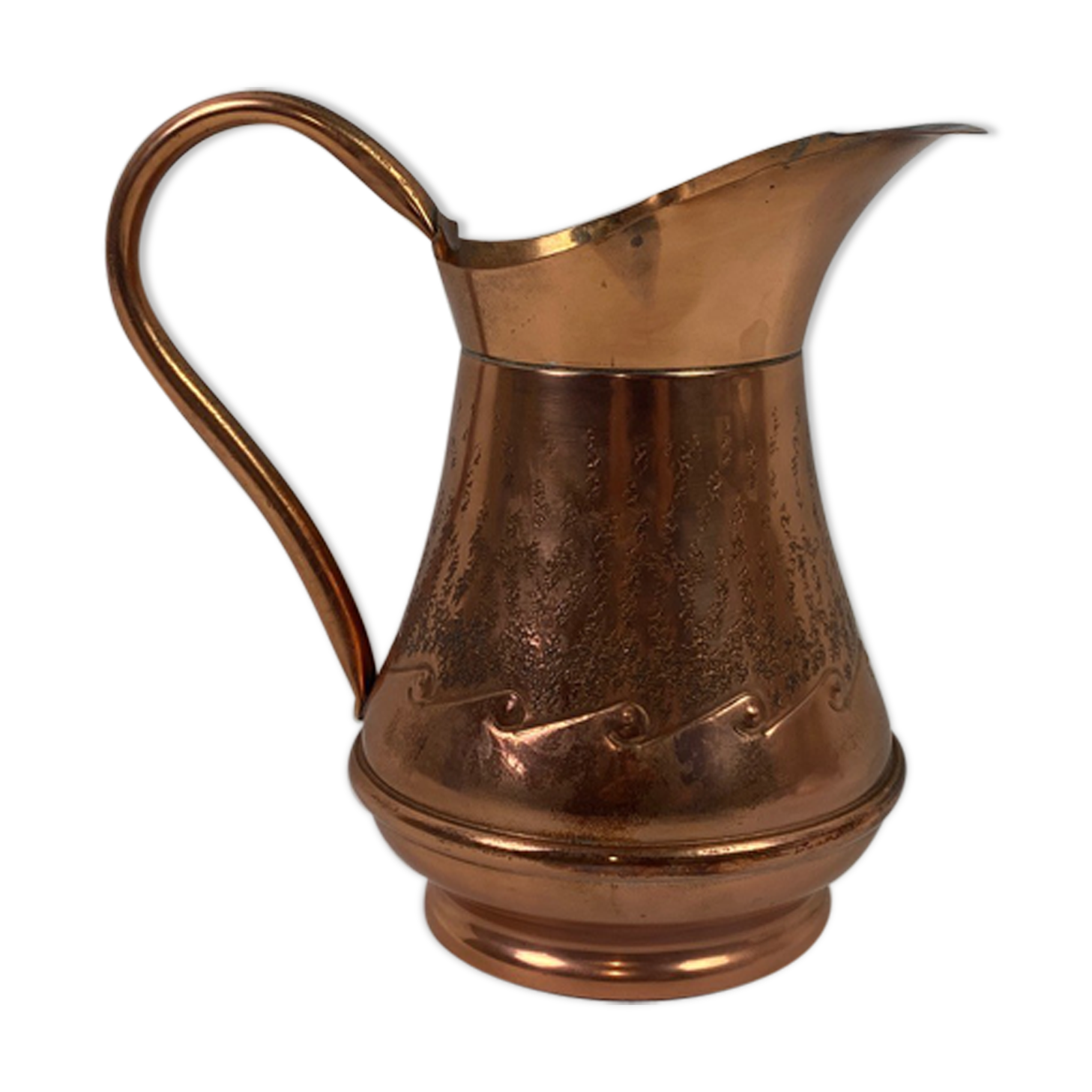 Villedieu copper jug