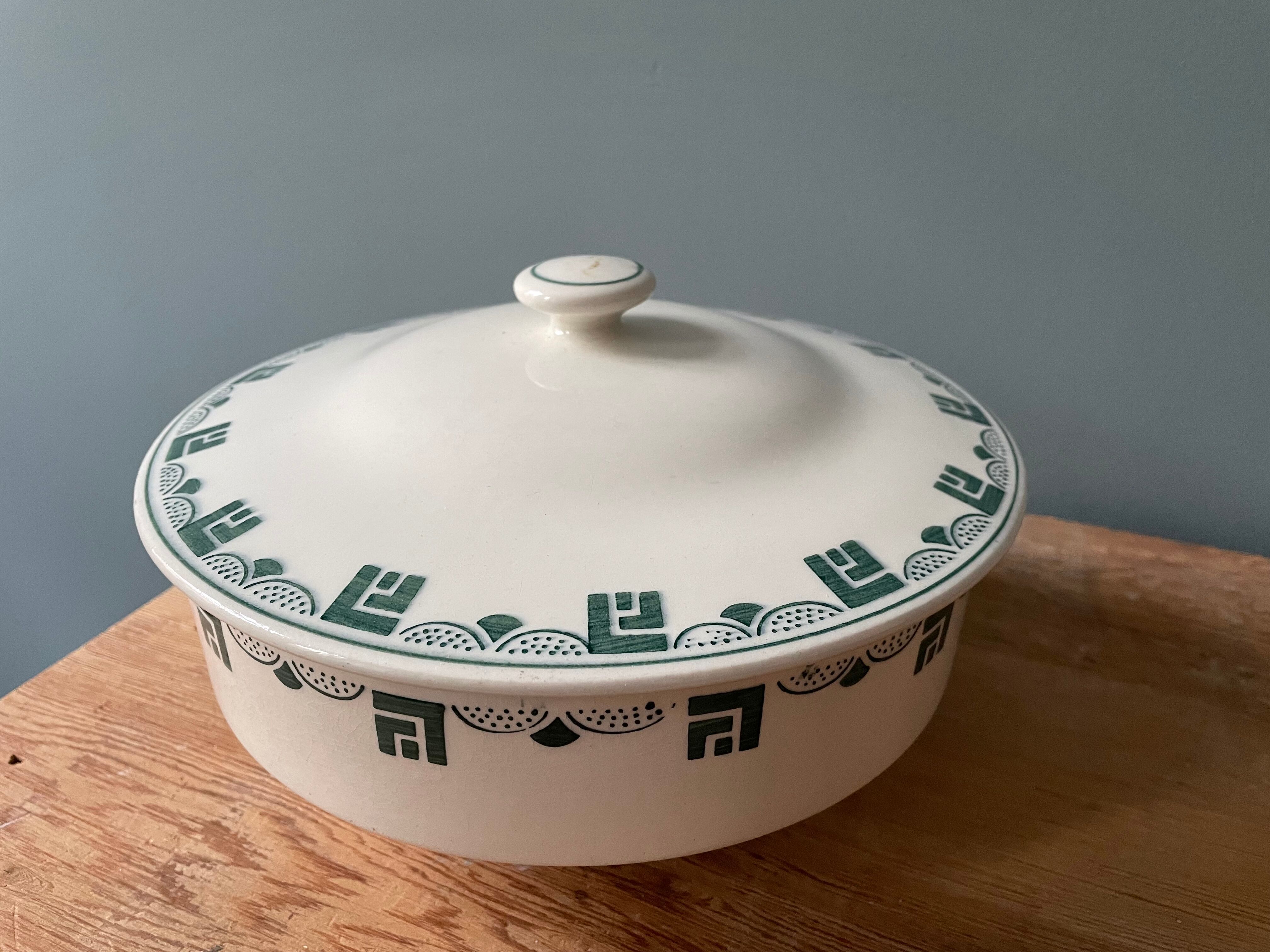 Vegetable 1930 in lunéville earthenware, lucas model