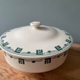 Vegetable 1930 in lunéville earthenware, lucas model