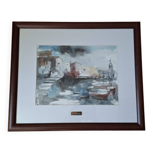 Aquarelle originale signée