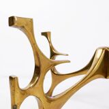 Sculptural coffee table in the style of Fred Brouard