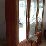 Art Nouveau Art Deco beech cabinet