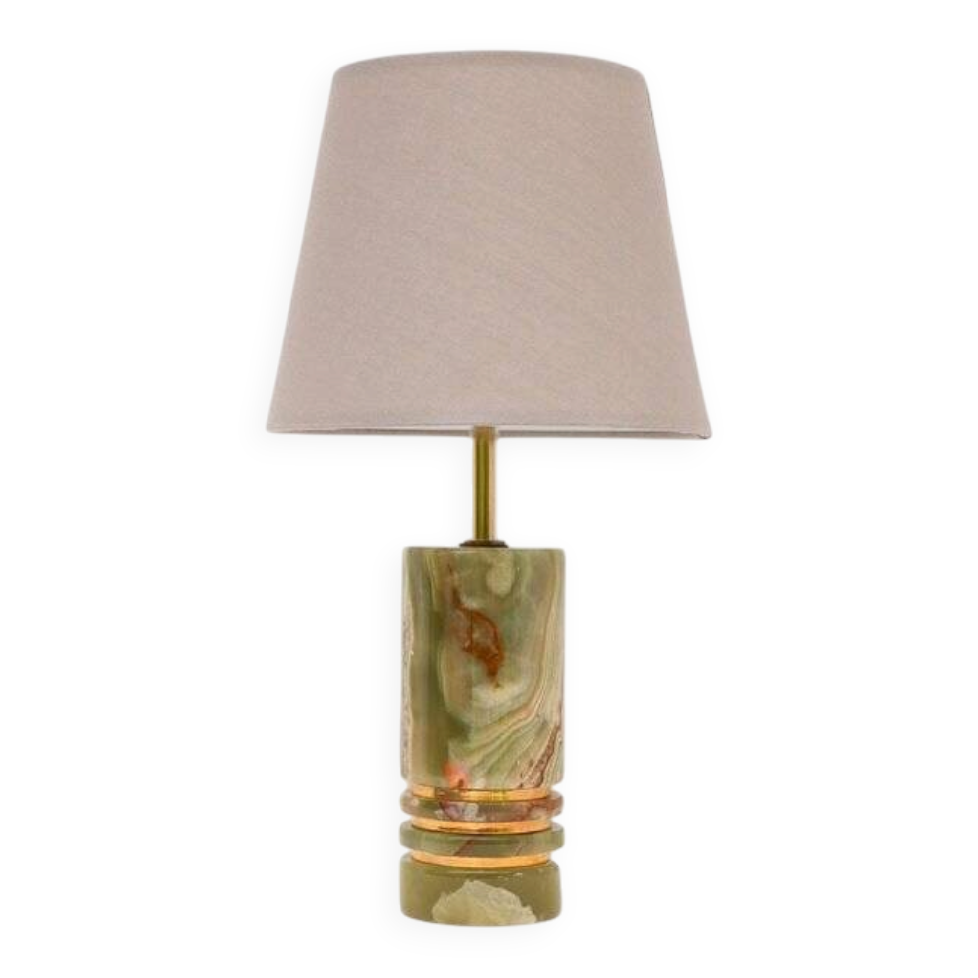 Mid-century modern Italian brass table lamp, 1970s
