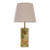 Mid-century modern Italian brass table lamp, 1970s