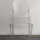 Pair of Victoria Ghost chairs by Starck for Kartell