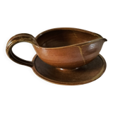 Handcrafted stoneware gravy boat