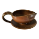 Handcrafted stoneware gravy boat