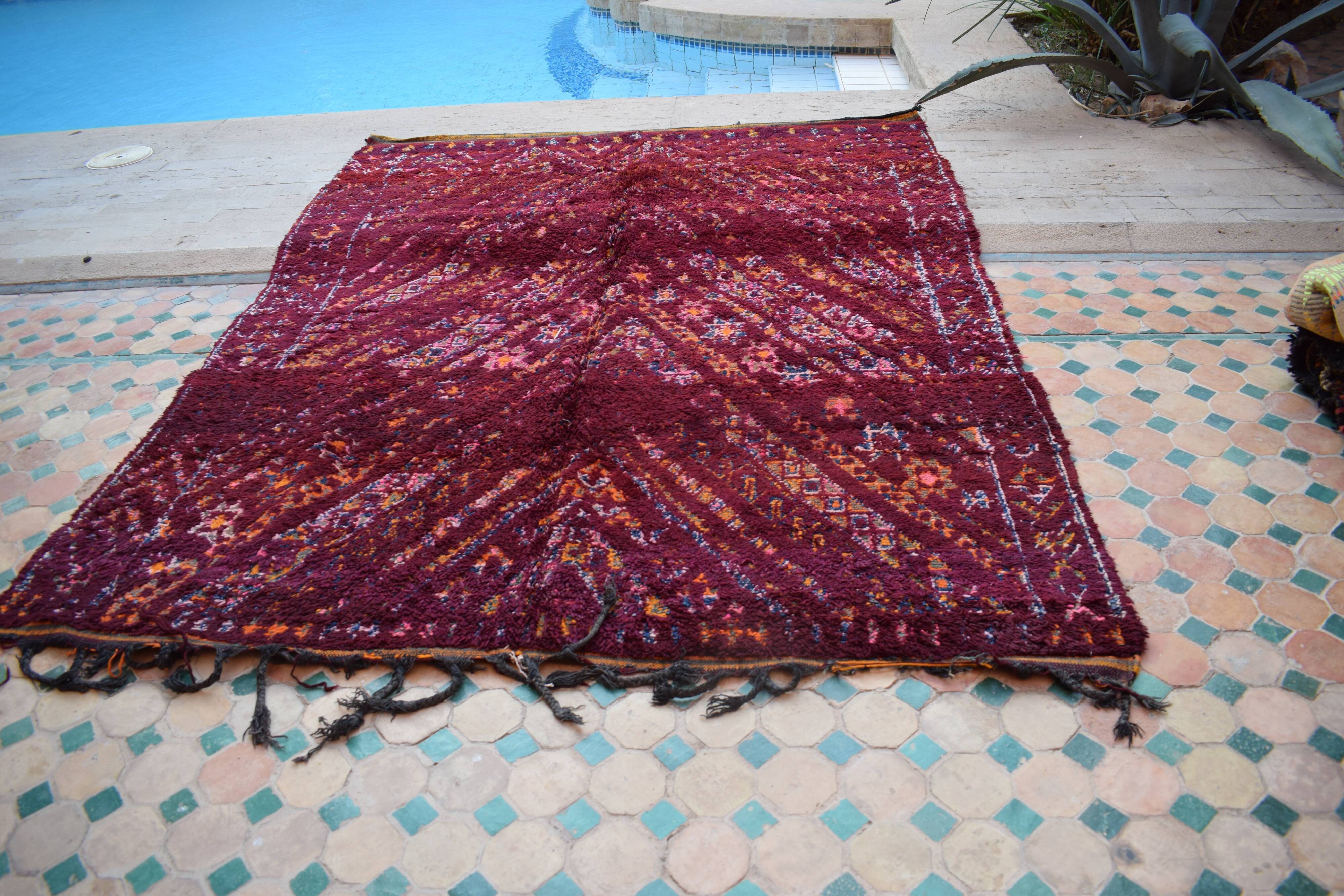 Berber rug Moroccan vintage Atlas