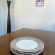 Set of 4 dessert plates Creil & Montereau – Labrador model