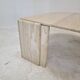 Italian travertine coffee table, 1980's