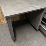 Industrial metal desk