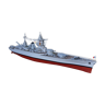 Model of warship '' dunquerque '' ww2
