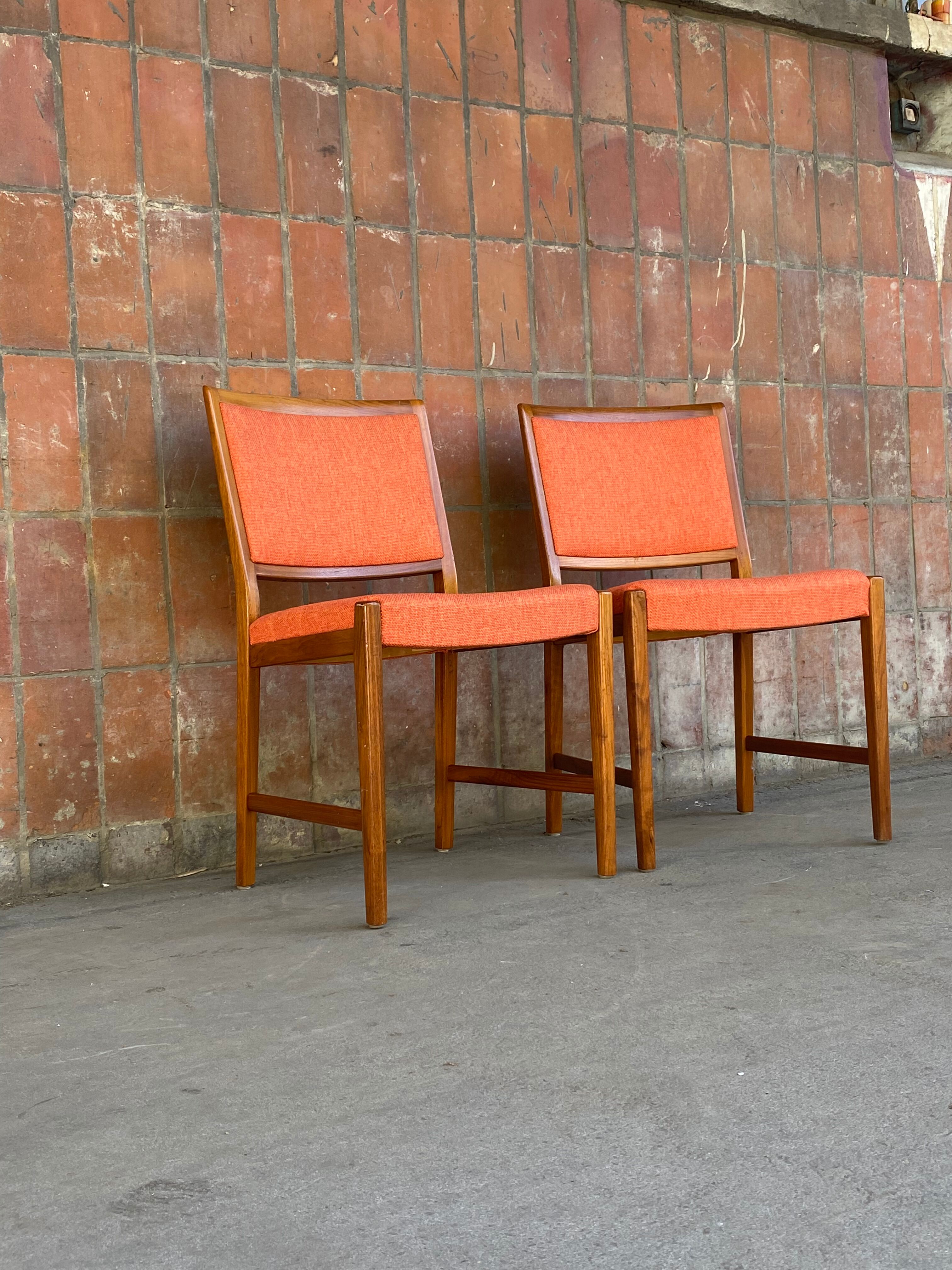 A Set Of Six Danish Chairs