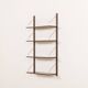 Danish mid century rosewood shelving unit in the style of Poul Cadovius, 19