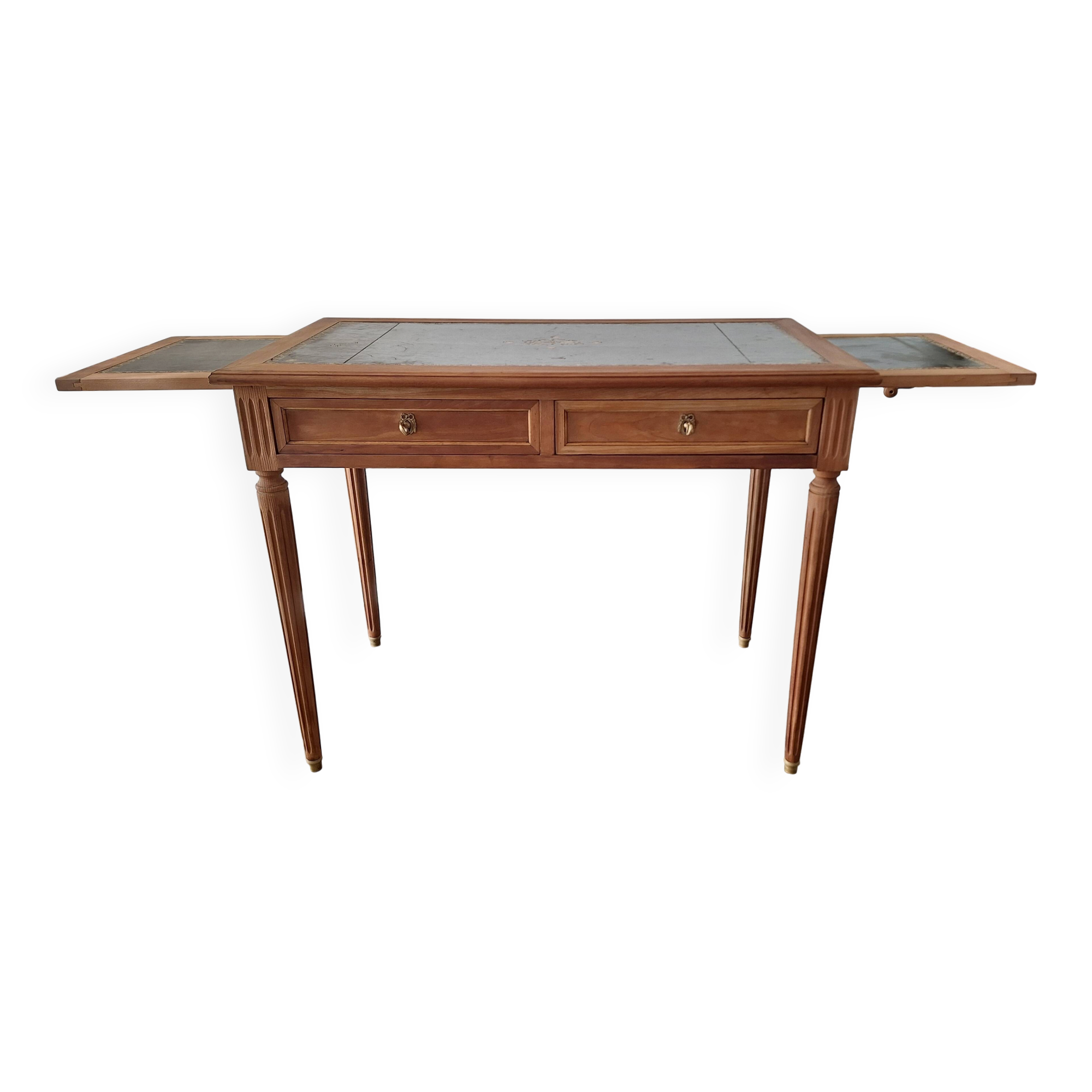 Extendable desk in solid wood in Louis XVI style
