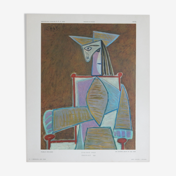 Picasso Figure 1945 reproduction Editions Braun & Cie - Paris