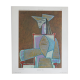 Picasso Figure 1945 reproduction éditions Braun & Cie - Paris