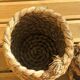 Old straw basket