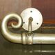 Pair of very large antique Victorian brass door handles.