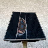 Vintage desklamp in brass and agate, 1970