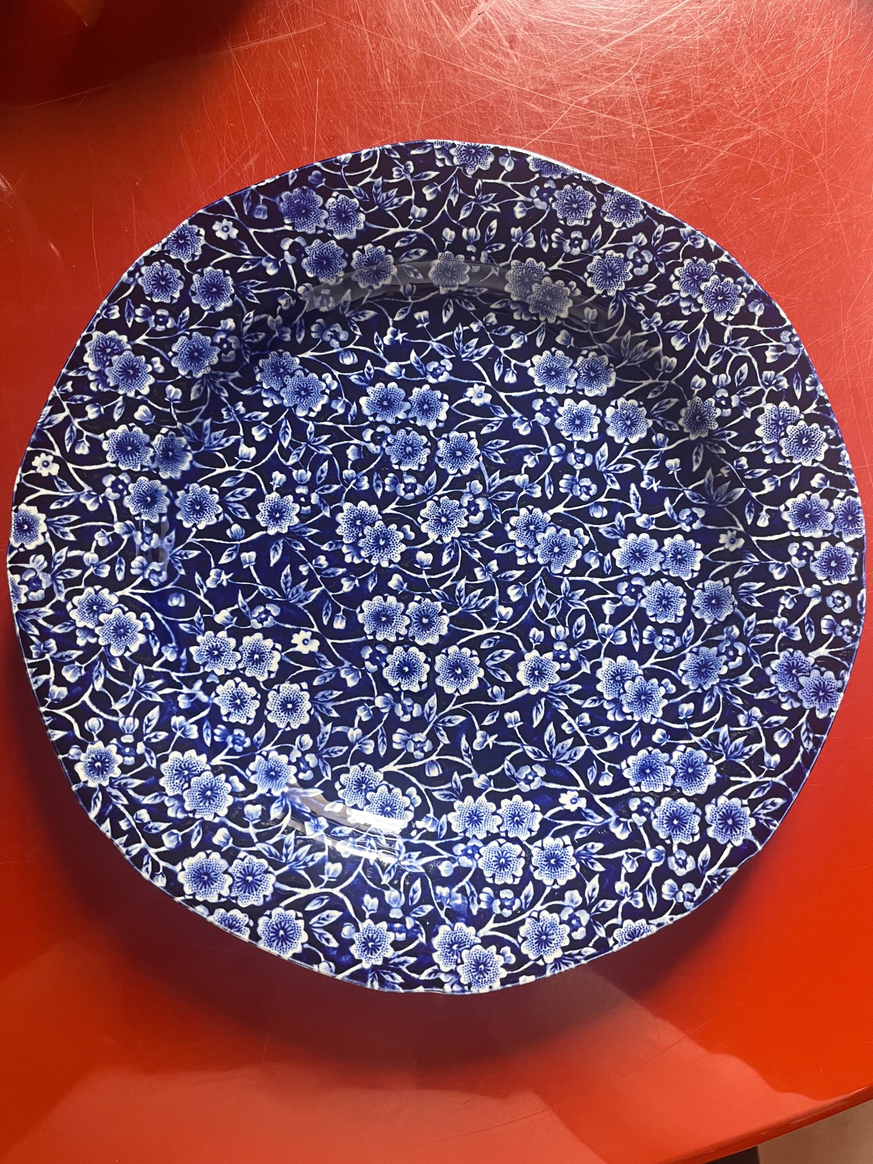Calico Plates from Burleigh Staffordshire England