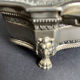 Silver metal jewelry box