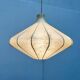 Modern mid-century Cocoon pendant lamp by Friedel Wauer for Goldkant Leuchten, 1960s.