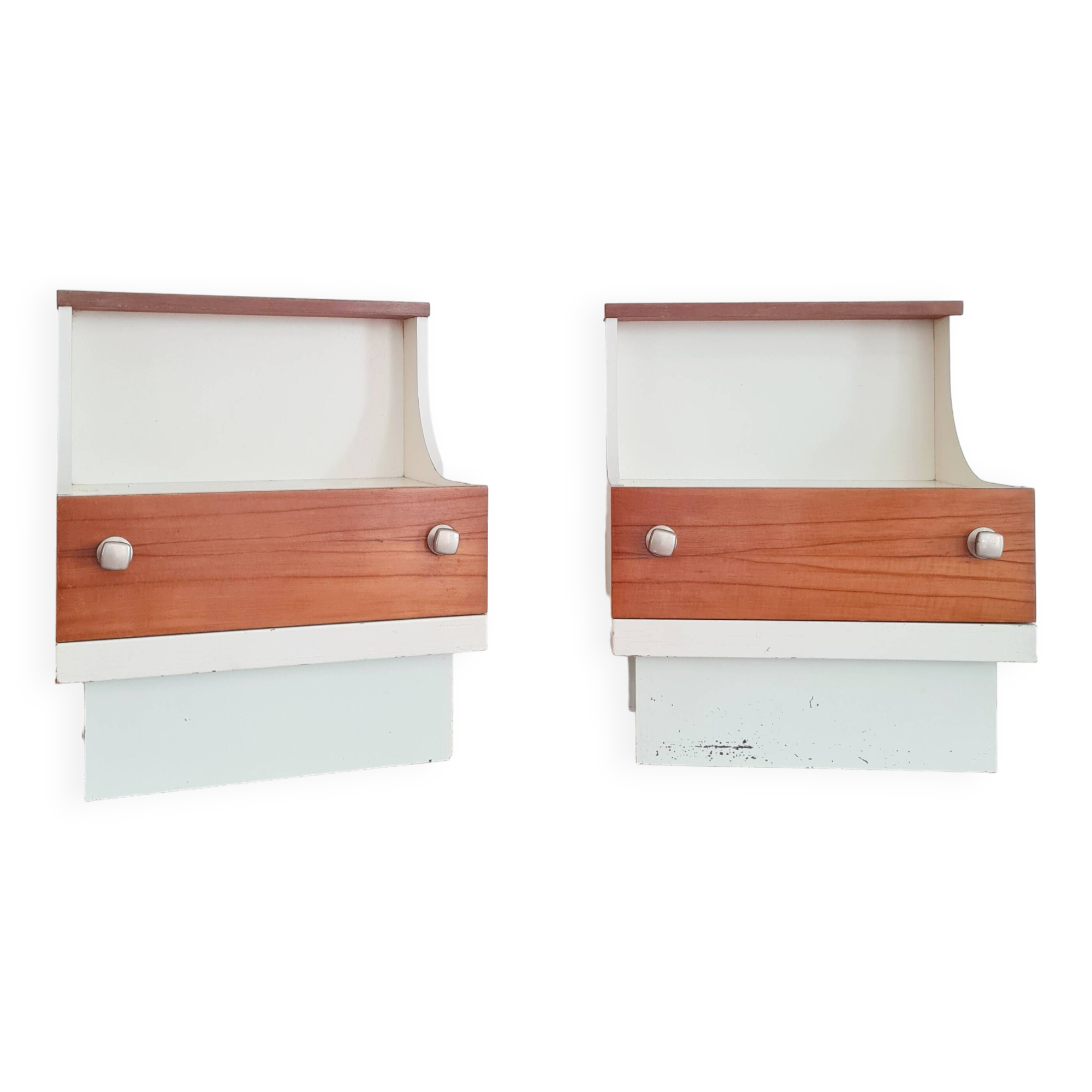 Pair of 70s bedside tables