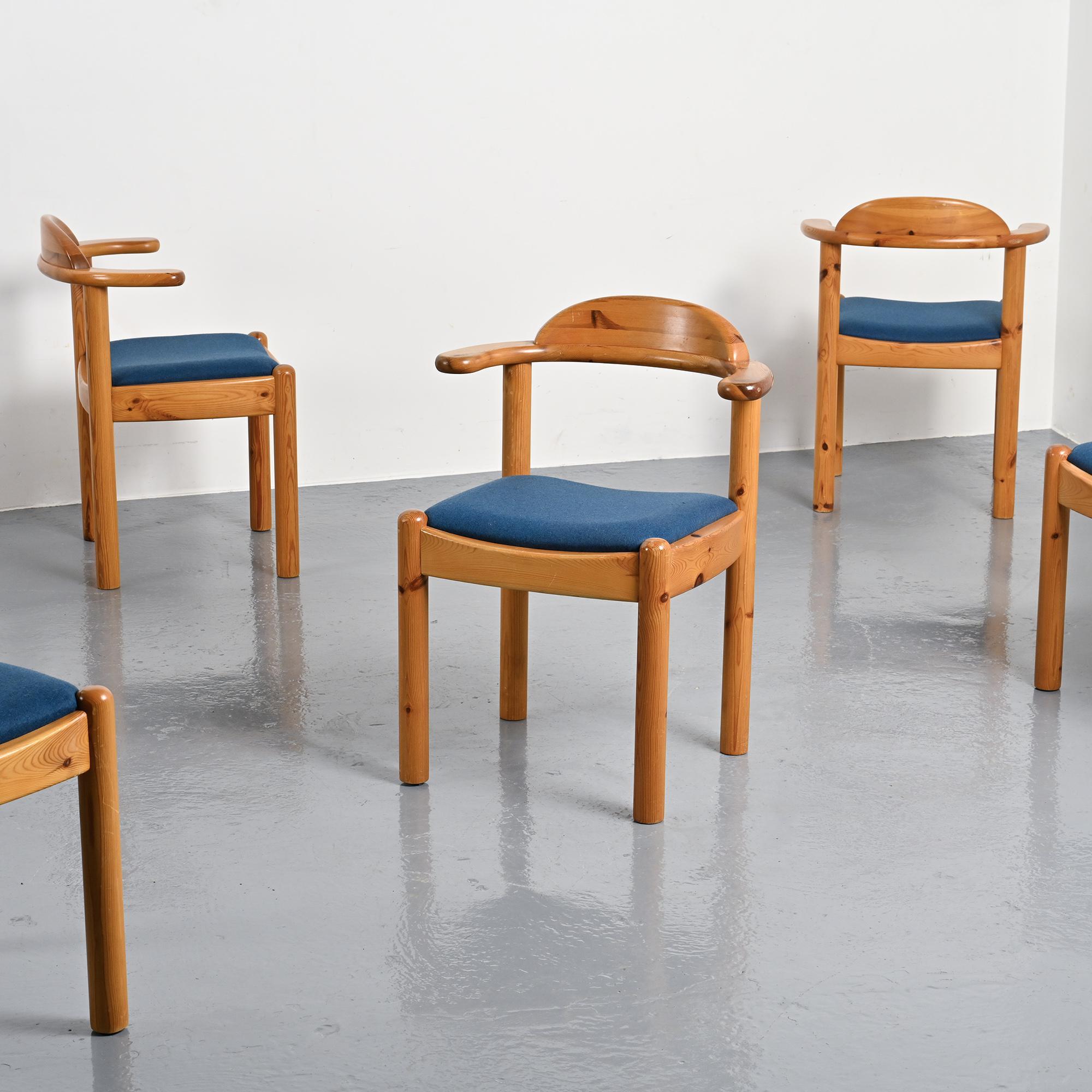 Suite de six fauteuils Vamdrup Stolefabrik, Danemark, circa 1970