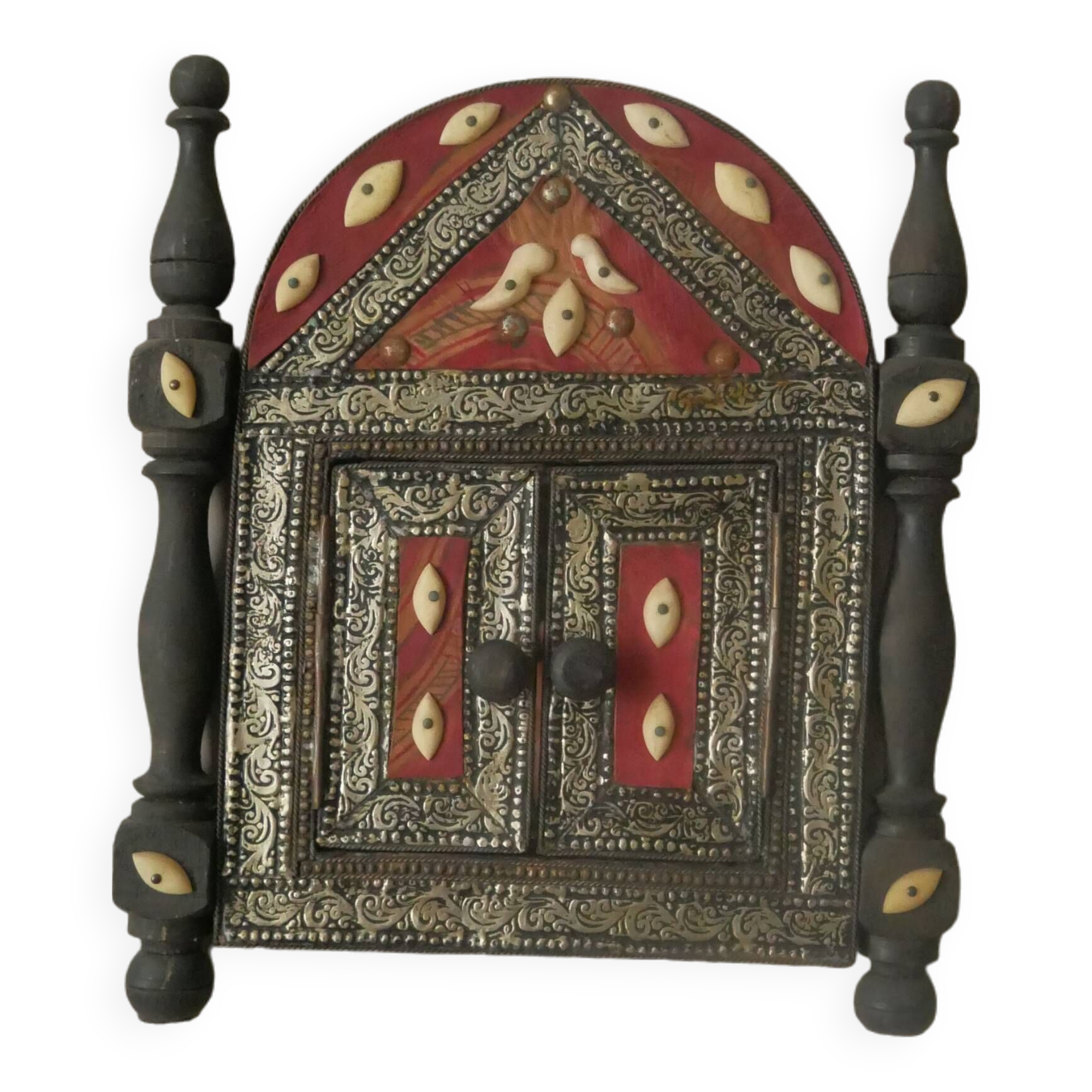 Moroccan handcrafted mirror tribal ethnic decoration handcrafted Moroccan door