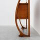 Art Deco buffet, planter or liquor cabinet in wood with mirror, France 1920