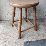 Vintage solid wood stool