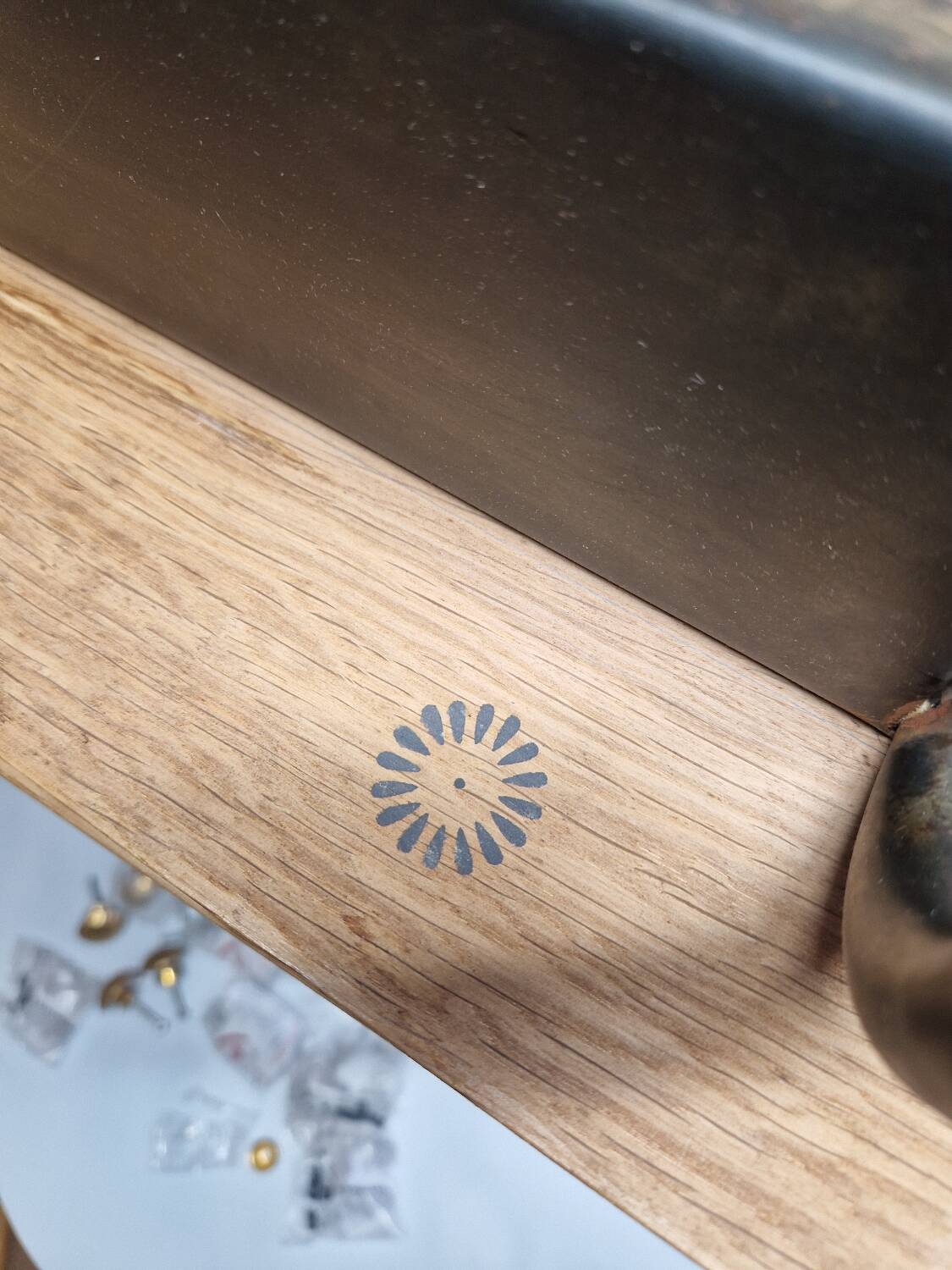 2 vintage bedside tables