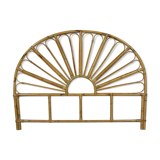 Tête de lit vintage en rotin