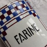 Earthenware flour box