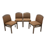 Set of 4 Retro Hikor Chairs, 1980s, Czechoslovakia
