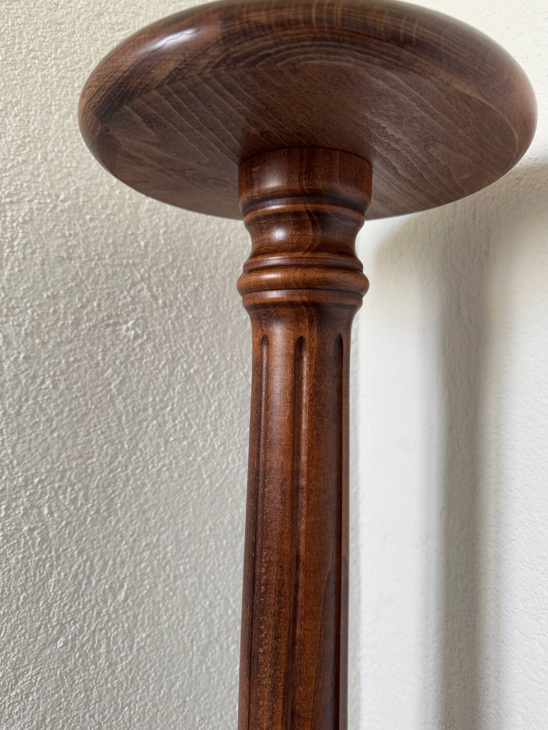 Vintage carved wooden column